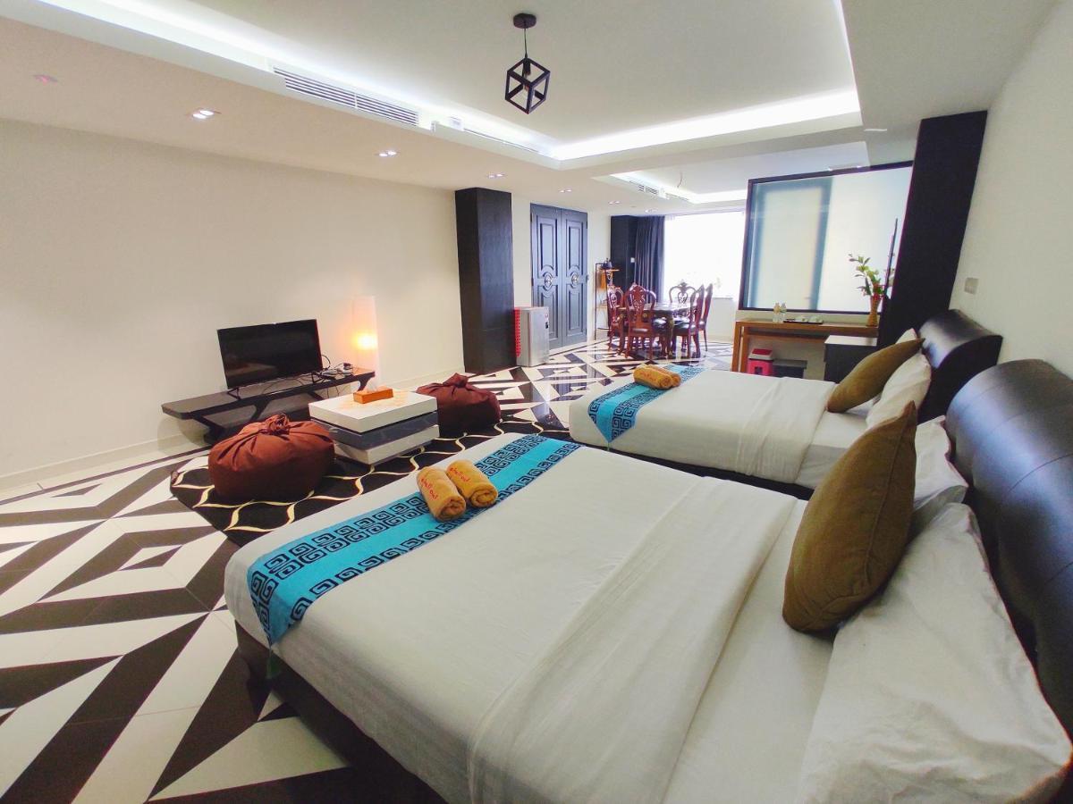 Shell Out Beach Club Suite Kuah Bagian luar foto