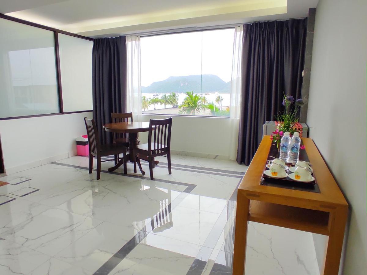 Shell Out Beach Club Suite Kuah Bagian luar foto